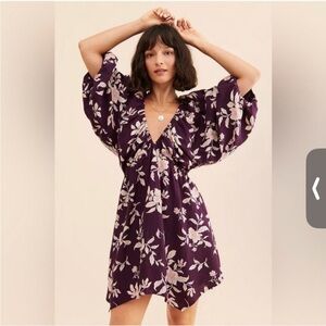Free People Portia Printed Mini Dress